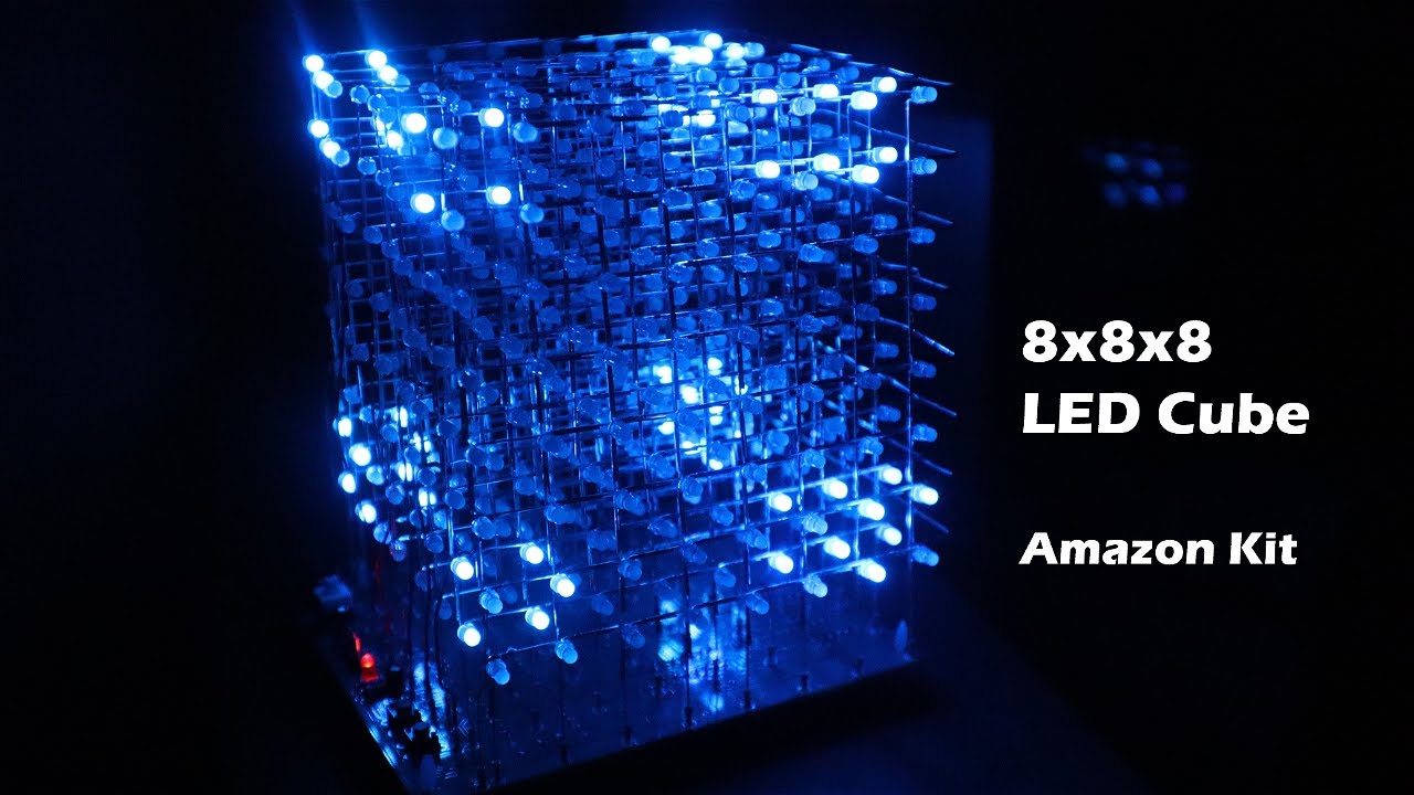 Building an 8x8x8 LED Cube from an  Kit - Arduino Compatible