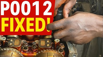 P0012 Vitz 1NR Engine VVT Solenoid Fix & Timing Problem Explained