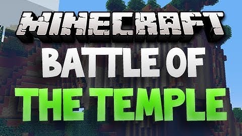 BATTLE OF THE TEMPLE - Part 1 (Minecraft Capture the Wool)