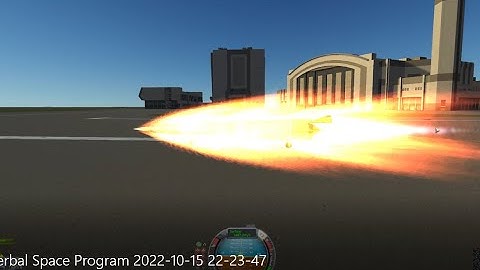 KSP Runway Speed Record