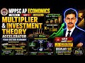 #9 Multiplier Investment Accelerator | 100 Most Expected MCQs | MPPSC AP Economics