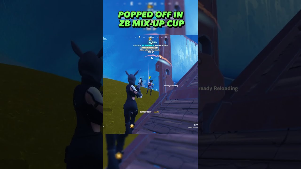 POPPED OFF IN THE ZB MIX UP MONDAY CUP Fortnite Fortnitezerobuild