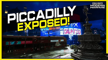 Piccadilly Lines of Sight, Jump Spots and Spawns | (Modern Warfare Maps Exposed)
