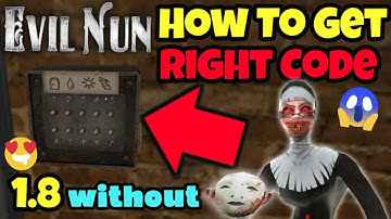 How to get Right Code for Door without Mask 🎭 🔥| Evil nun update 1.8