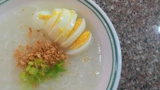 How To Cook The Perfect Congee Or Lugaw With Boiled Eggs On Top