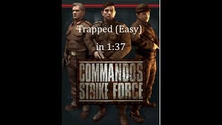 Commandos: Strike Force Speedrun Trapped (Easy) in 1:37.57