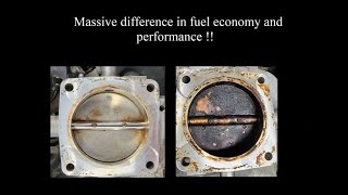 Mercedes ML320 350 430 500 ML55  W163 throttle body cleaning and gasket replacement DIY