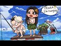 Surviving on a raft with my roommate! [1/3] | xQcOW