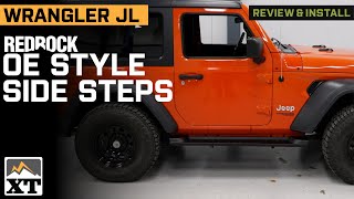 Jeep Wrangler JL RedRock Heavy Duty Steel OE Style Side Steps Review & Install