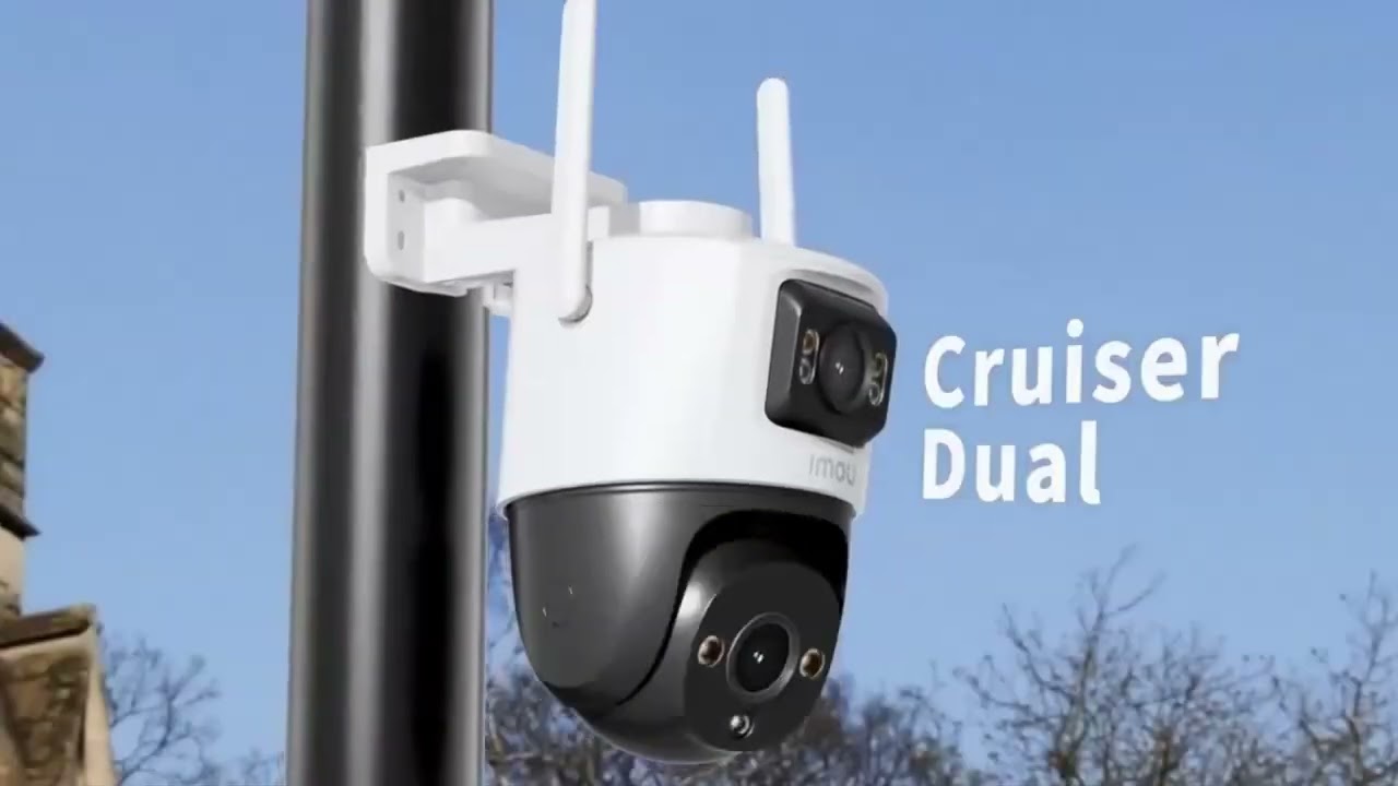 IMOU-Caméra de surveillance extérieure IP PT 10 MP, dispositif de