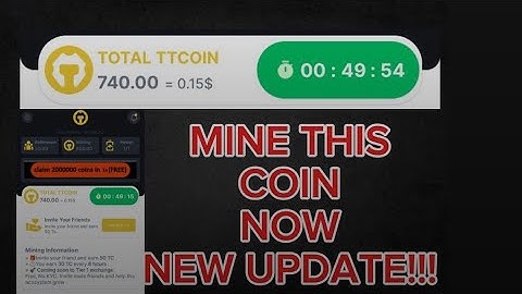 TT COIN MINING APP UPDATE / NEW INSIGHTS  #ttcoin  #smartphone #howto