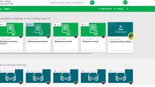 Using the AAT Lifelong Learning Portal screenshot 1