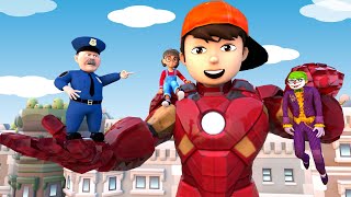 Good Nick Iron Man Become Hero - Scary Teacher 3D Fun Animation
