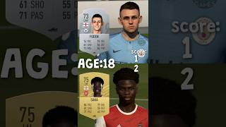 FODEN vs SAKA at every age in FIFA! #fc24 #fifa #eafc24 #foden #saka