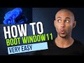 How to boot window 11