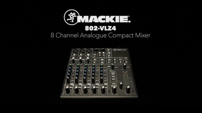 Mackie 802-VLZ3 8-Channel Compact Audio Mixer