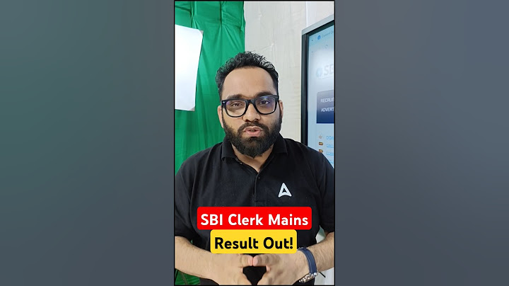 📢 Result Out! SBI Clerk Mains 2024-25