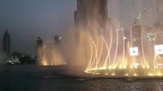 Dubai fountain show