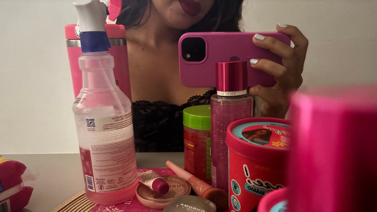 ASMR iniciante! 🩷 Scratching, estalos, tapping e conversando com vocês.