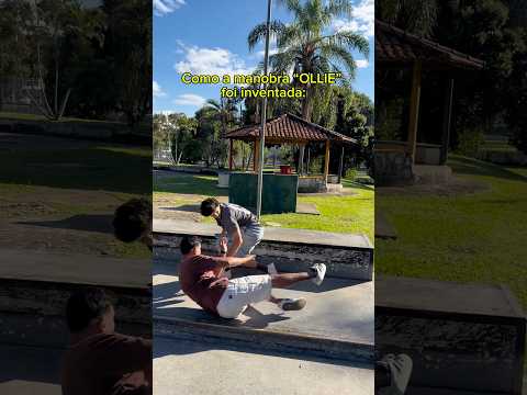 Como a manobra OLLIE foi invadida! 😂 #skate #humor #skateboard #skateboarding