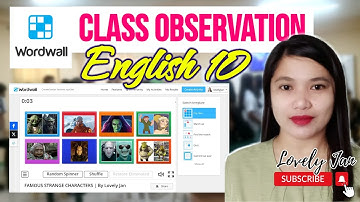 Classroom Observation in English 10 (with ICT Integration) | Lovely Jan