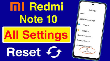 How to Reset Settings in Redmi Note 10 | Redmi Note 10 Settings Reset Kaise Kare