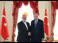 President erdogan receives head of hamas political bureau haniyeh