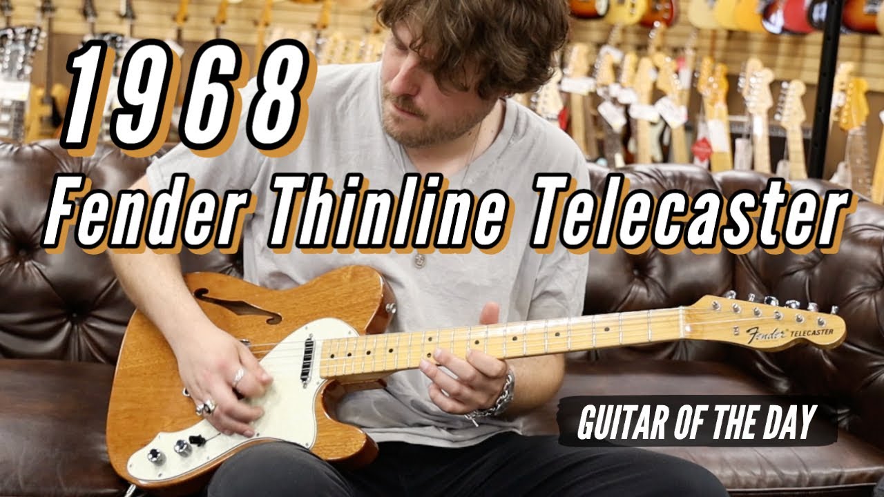 Fender 1968 Thinline Telecaster  Guitar of the Day - RARE GUITAR!!! 