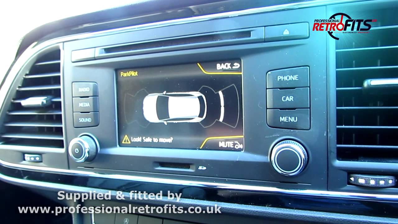 Seat Leon 5f OPS front and rear parking senors retrofit Nuneaton YouTube