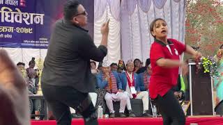 Shankar B.c & Krishma Dhakal Dance In Dhading...