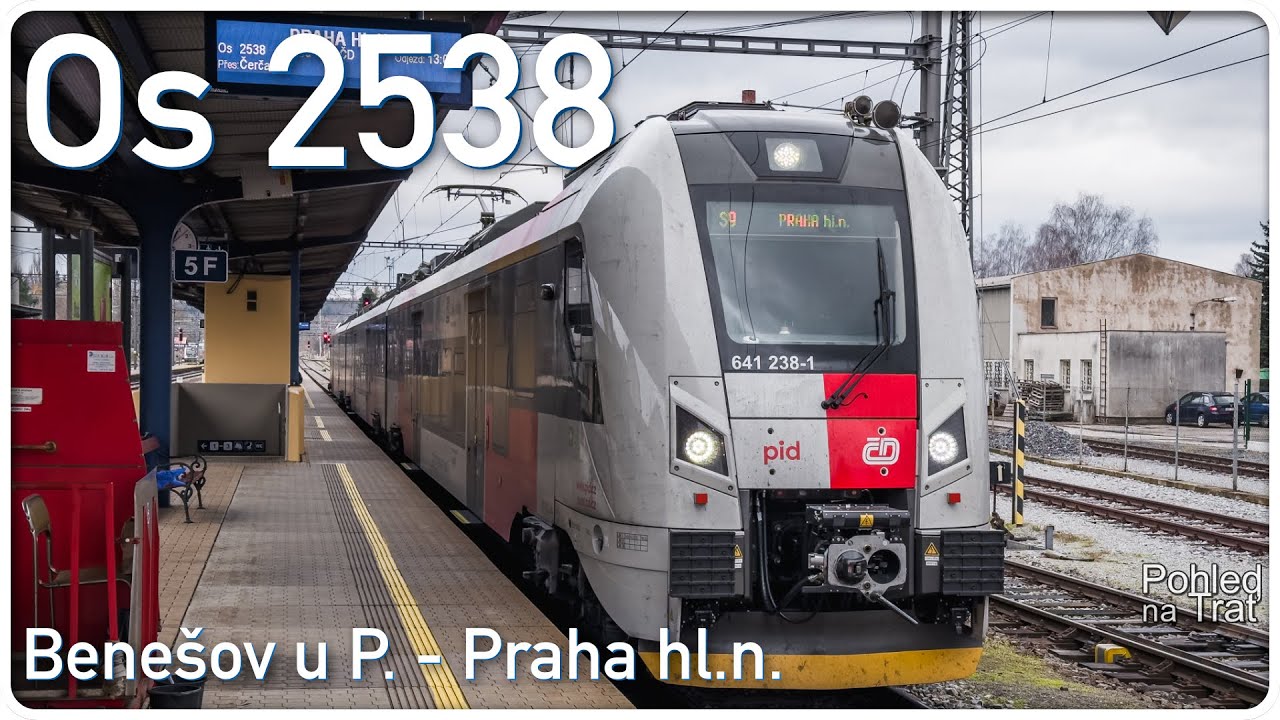 Pohled na trať | Benešov u Prahy - Praha hl.n. | Os 2538