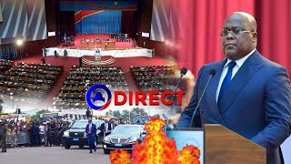 EN DIRECT PREMIER DISCOURS DU Pr FÉLIX TSHISEKEDI APRÈS COUP D'ÉTAT RATÉ DU JAMAIS VU INCROYABLE