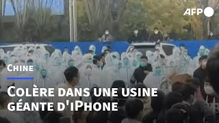 En Chine, manifestation dans la plus grande usine d'iPhone du monde | AFP