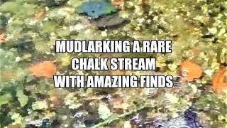 Mudlarking a rare chalk stream with amazing finds