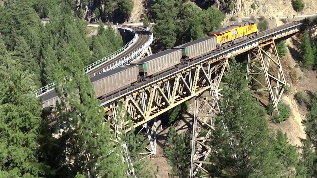 Union Pacific Coal Train on the Keddie Wye