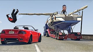 GTA5 saving michael's stolen boat with my bodyguard