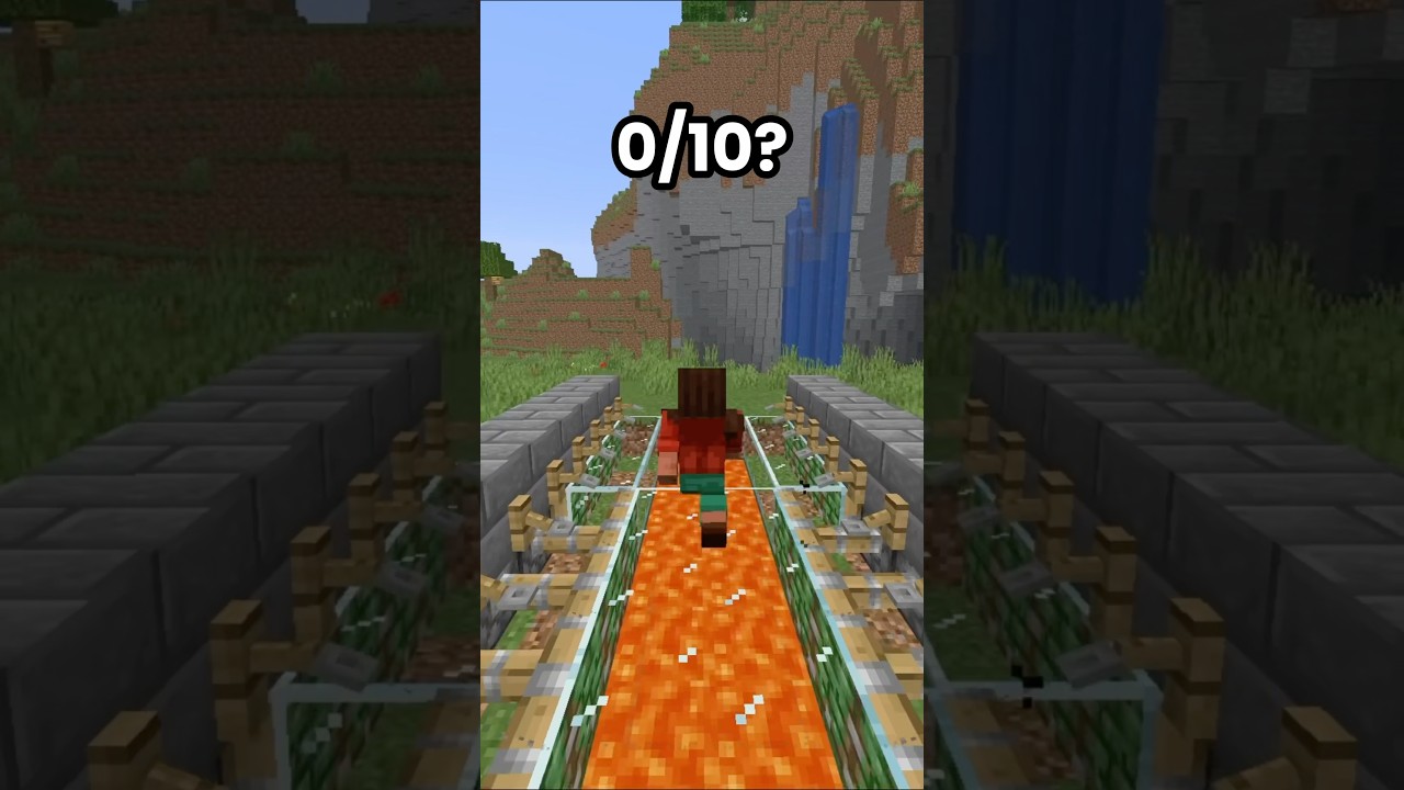 Minecraft Lava Bridge