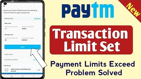 Paytm wallet transaction limit kaise badhaye 2023 | How to Set Paytm Wallet Limit | Paytm Wallet