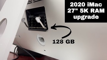 2020 5K 27-inch iMac Memory Upgrade - 128GB!