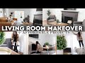 NEW! SMALL LIVING ROOM MAKEOVER 2021 | LIVING ROOM DECORATE WITH ME | DIY AFFORDABLE HOME PROJECTS