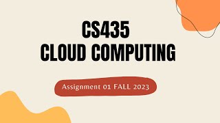 Famous CS435 Cloud Computing Assignment 01 Fall 2023 | VU PAID ASSIGNMENT WhatsApp 03010463267 Profile