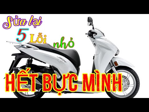 Video Sửa chữa 5 lỗi linh tinh cần thiết trên Sh2020 - youtube