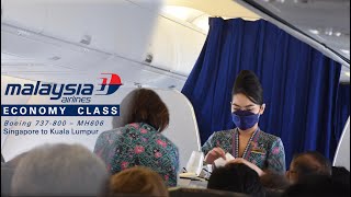 Malaysia Airlines Boeing 737-800 Economy Class | Singapore - Kuala Lumpur | MH606
