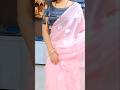 Meesho saree converted into dress #shorts #youtube #anarkalidresses #stitchbyseema #indianlooks