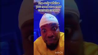 the only advise you need as a new content creator#contentcreator #creatortips #growth