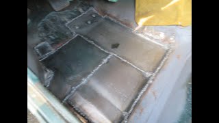 CHEAP JEEP TJ PROJECT: PART 12 WELDING IN NEW DRIVER FLOOR - YouTube