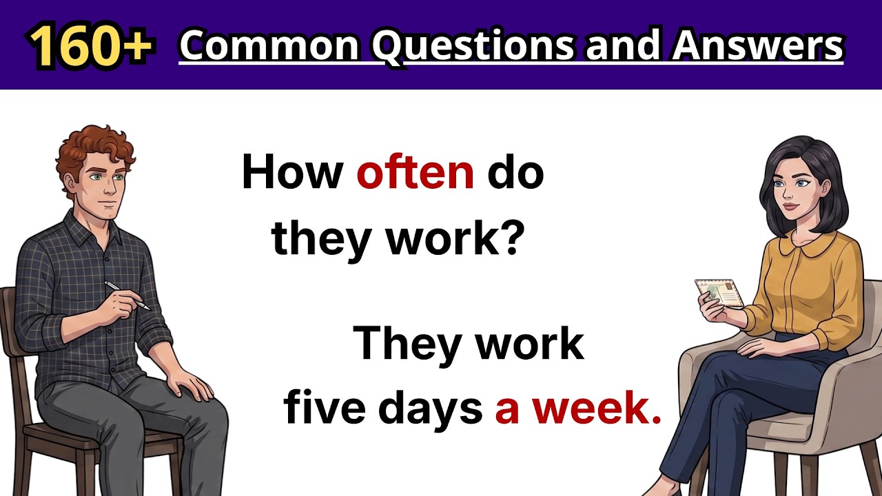 English Speaking Practice: Daily Questions and Answers for Beginners