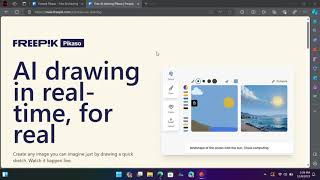 How to Use Freepik's Real-time Sketch to Image AI Generator, Pikaso screenshot 4