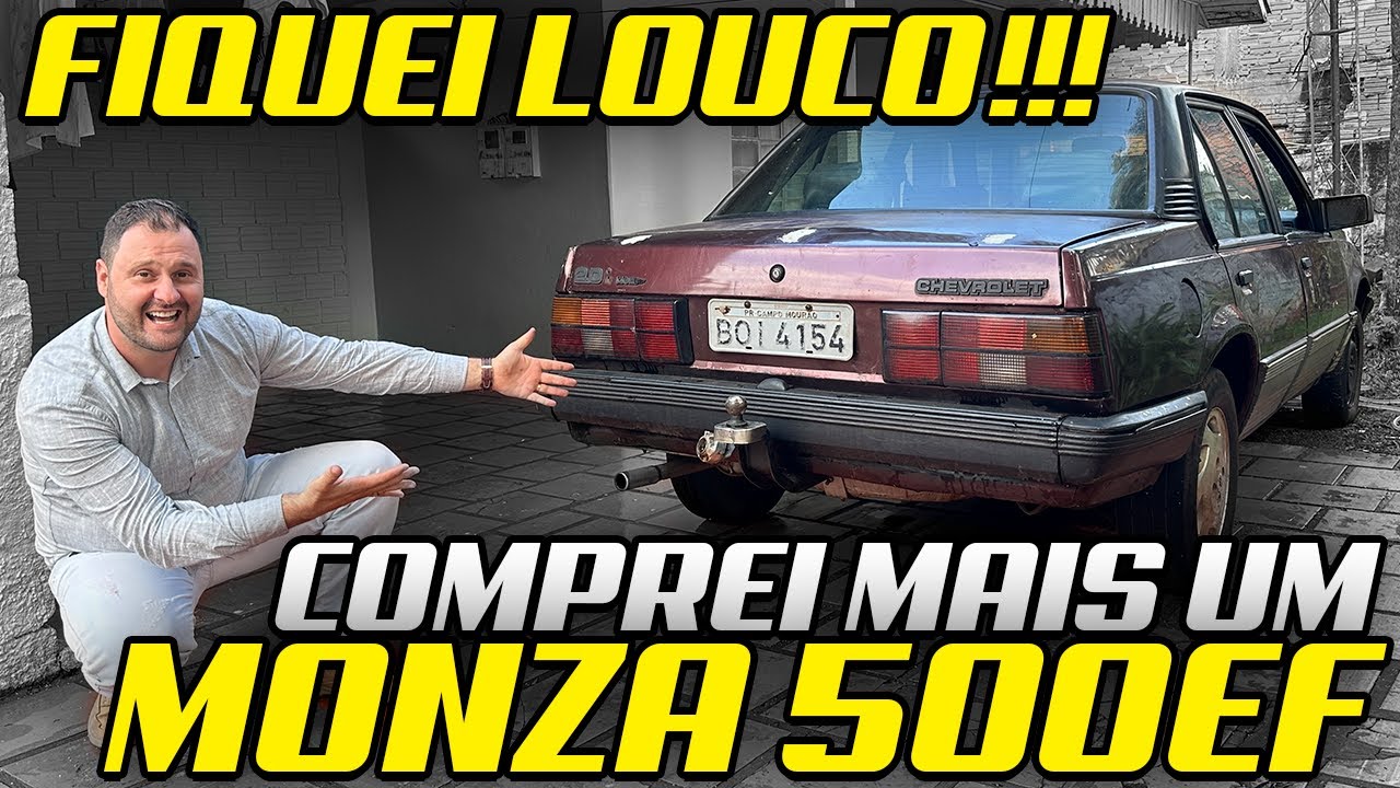 COMPREI MAIS UM MONZA 500EF VERMELHO RHODES! YouTube