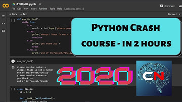 Python Crash Course -Get Started with machine learning (python) in a week - part-2